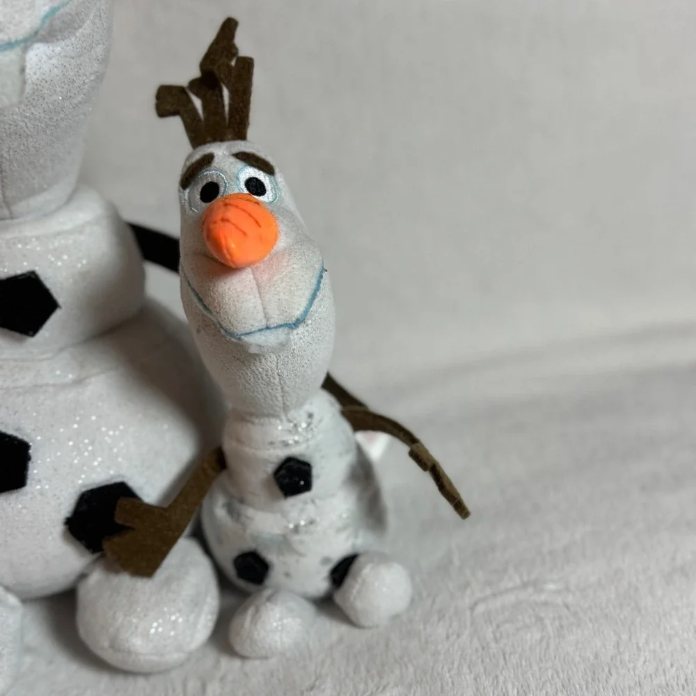 Disney Frozen Olaf Snowman Plush Lot of 3, Ty Sparkle, Ty, Hallmark Itty Bitty